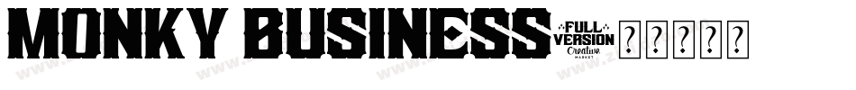 Monky Business字体转换